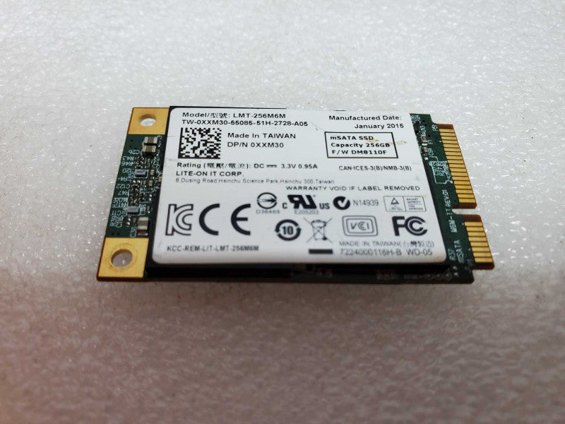 Solid State Drive 256 Gb - mSATA (