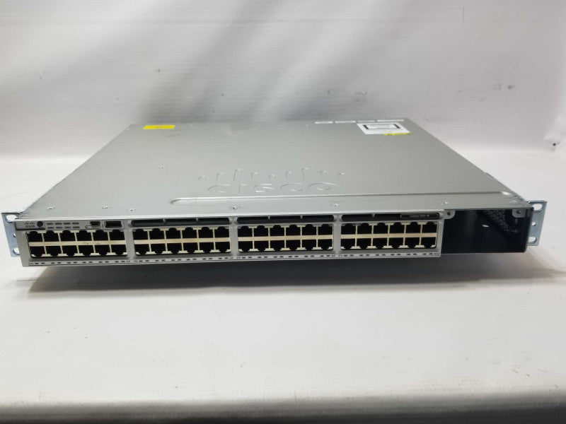 Cisco WS-C3850-48T-S 48- Port GigaBit Switch, 2x PSU, Factory Reset _