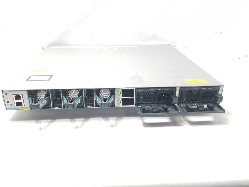 Cisco WS-C3850-48T-S 48- Port GigaBit Switch, 2x PSU, Factory Reset _