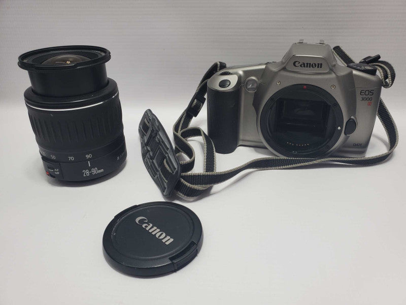 Canon EOS 3000 Vintage 35mm Camera with 28-90mm EF 1:4-5.6 Lens (AS-IS) |