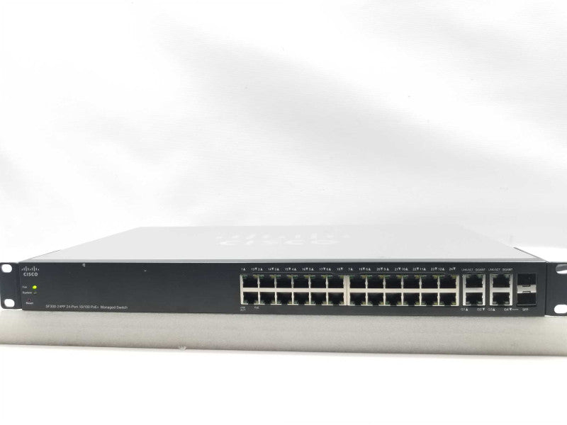 Cisco SF300-24PP-K9 24-Port 10/100 PoE+ Managed Switch ~