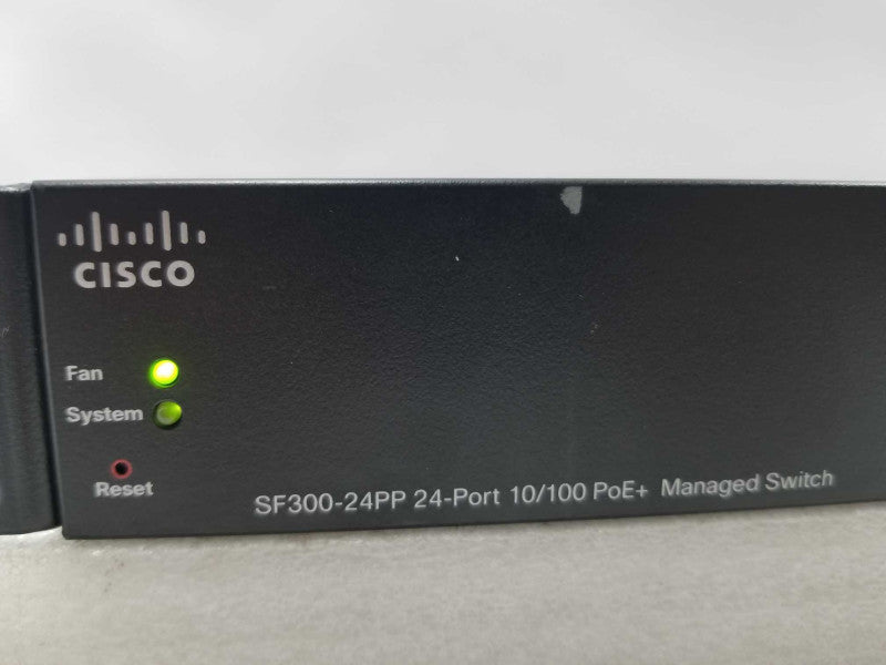 Cisco SF300-24PP-K9 24-Port 10/100 PoE+ Managed Switch ~