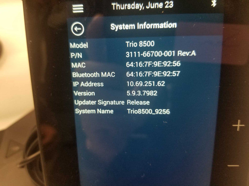 Polycom RealPresence Trio 8500 2x MICs Conference Phone _ Factory reset _