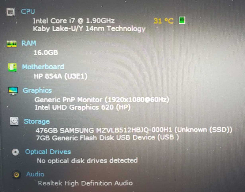 HP EliteBook 830 G6 [Core i7-8665U @ 1.9GHz - 16GB DDR4 - 500GB SSD - 13.3\\"] (