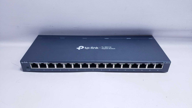 TP-Link TL-SG116 16-Port 10/100/1000Mbps Gigabit Ethernet Desktop Switch [