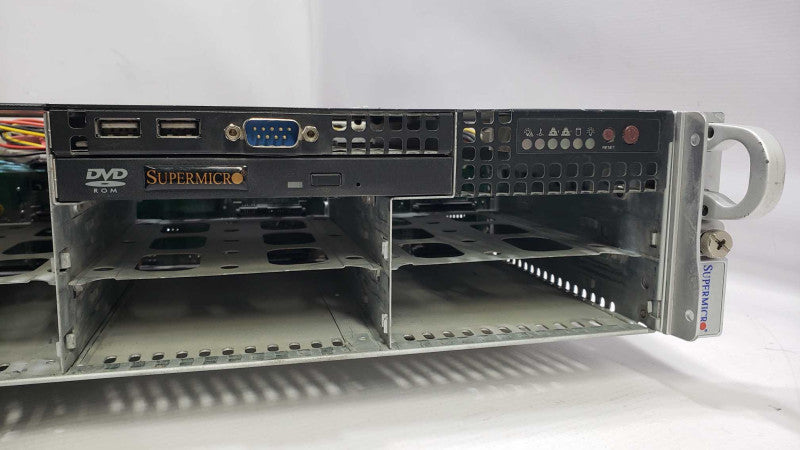 SuperMicro X8DTU, 1x Xeon E5620 2.4GHz, 24GB DDR3, 1x PSU [