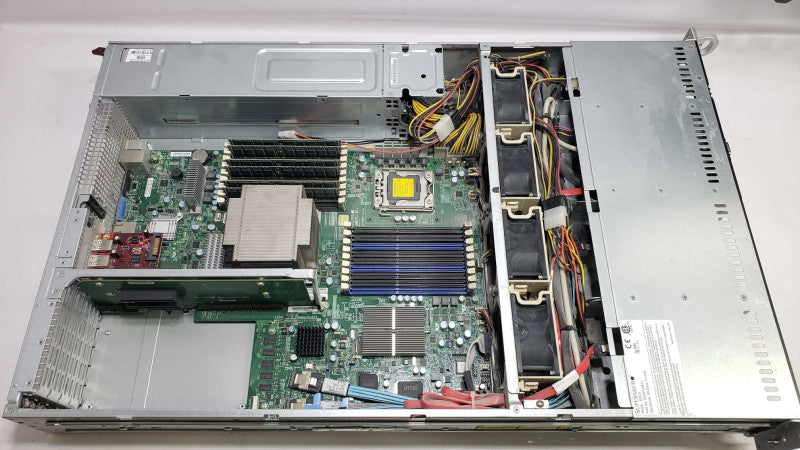 SuperMicro X8DTU, 1x Xeon E5620 2.4GHz, 24GB DDR3, 1x PSU [