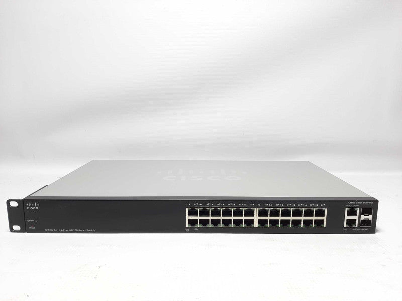 Cisco SF200-24 24-port 10/100 Gigabit Smart Switch +