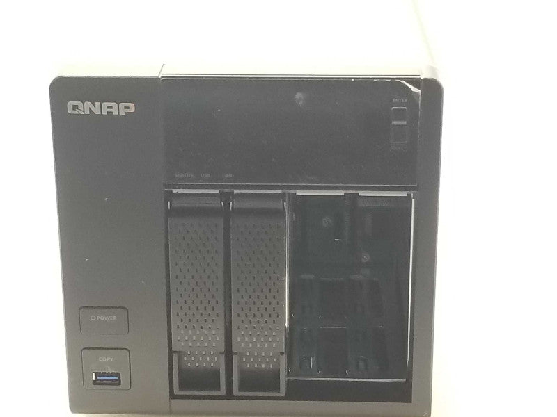 QNAP TS-453 Pro NAS 4 Bay with 2x 2TB HDDs, HDMI, Factory reset _