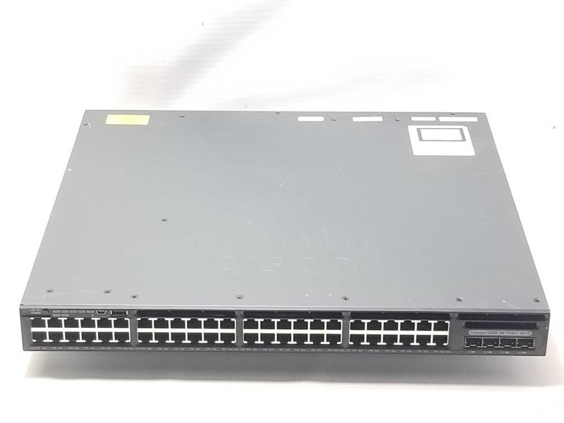 Cisco WS-C3650-48PS-S 48-Port Gig PoE Managed Switch, 2x C3650-Stack, 2x PSU _