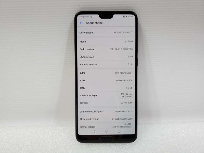 Huawei P20 Pro 6.1\\" - 128GB - Black [Unlocked - READ] (