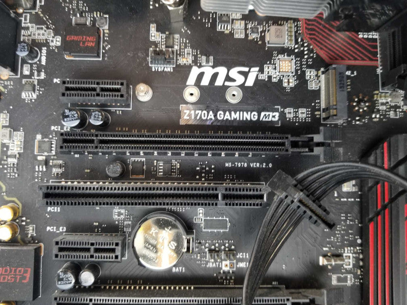 Custom/MSI Tower PC i5-6600k 3.5GHz 8GB DDR4, 8x HDD caddies _