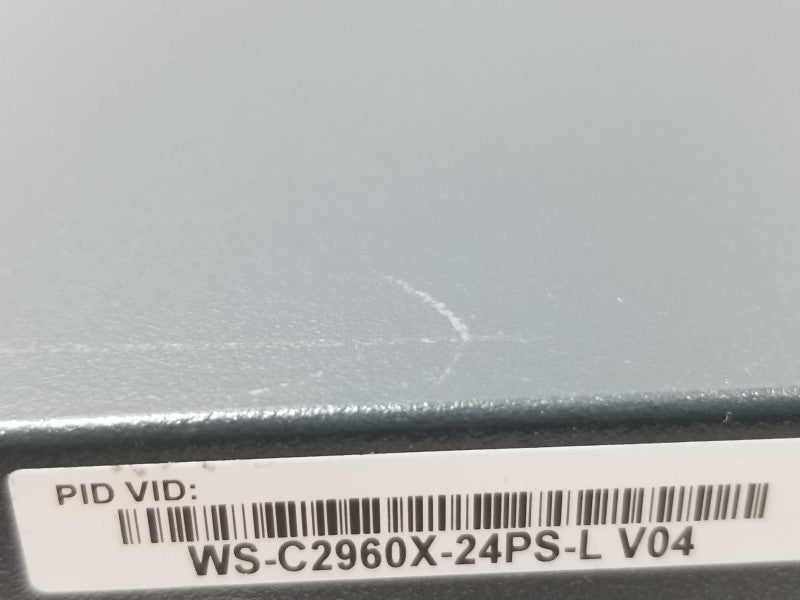 CISCO WS-C2960X-24PS-L Catalyst 2960-X 24 GigE PoE 370W, 4 x 1G SFP, ~