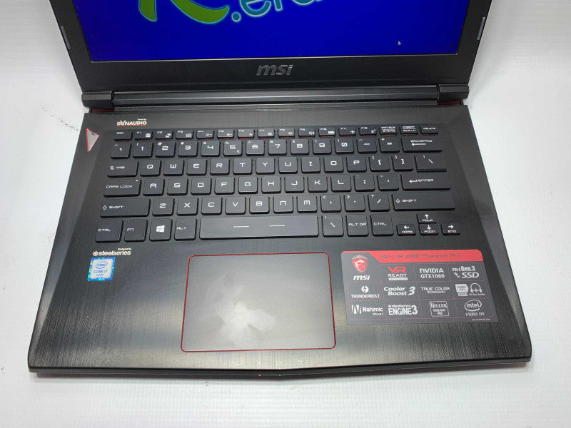 MSI GS43VR 6RE Phantom Pro with i7-6700HQ 16GB RAM & 256GB NVME + 1TB HDD -