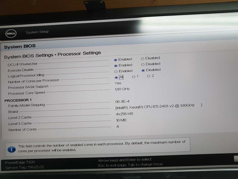 Dell Poweredge T320 Xeon E5-2403 v2 @ 1.80ghz / 16gb ram / H310 Raid ctrl #