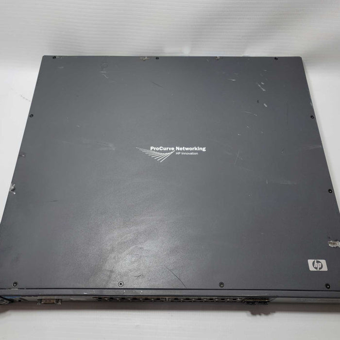 HP ProCurve 3500Yl-24G-POE+ J8692A + Module J9312A SFP+ CX4 10-gbE