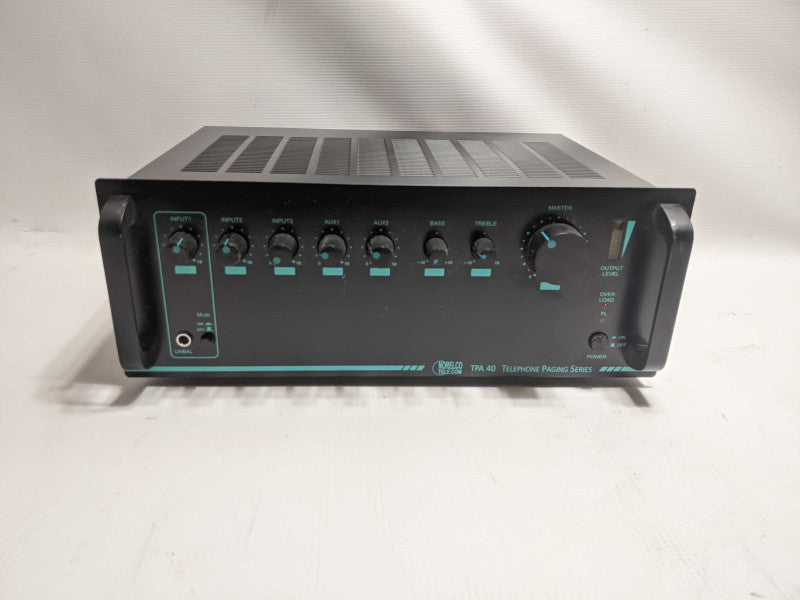 NORELCO TPA-40 TELEPHONE PAGING SERIES PHONE AMPLIFIER TO UNTEST. PART ONLY