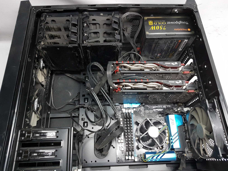 gaming pc i7-4790 @ 3.60ghz / Z97 Xtreme / 12gb ram / SLI GTX 960 / 750w psu #