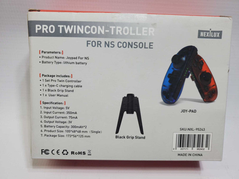 PRO TWINCON-TROLLER NEXILUS FOR SWITCH (JOY-CON)
