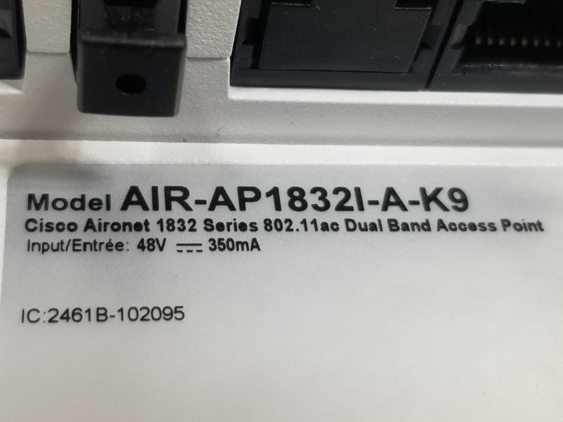 Cisco AIR-AP1832I-A-K9 867Mbps Wireless Access Point, QTY ~