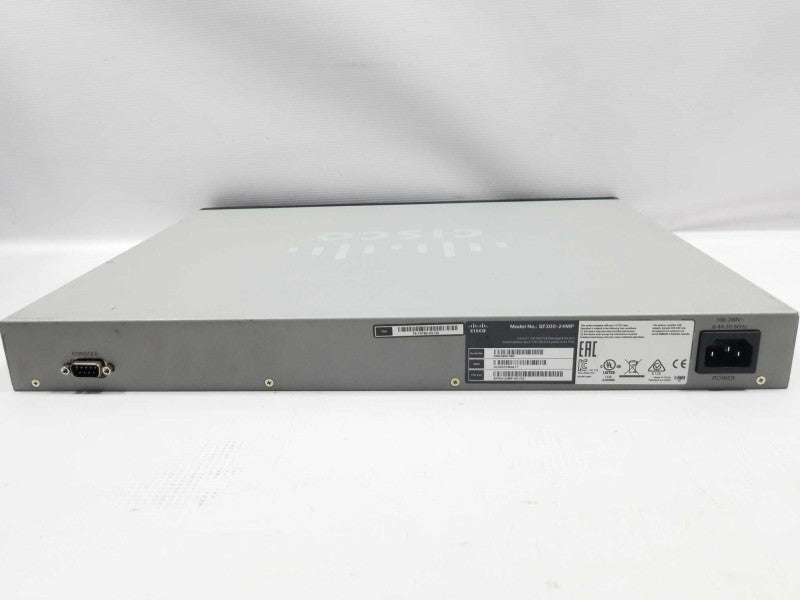 Cisco 24-Port 10/100 PoE & 2-Port SFP Managed Network Switch SF300-24MP, QTY ~