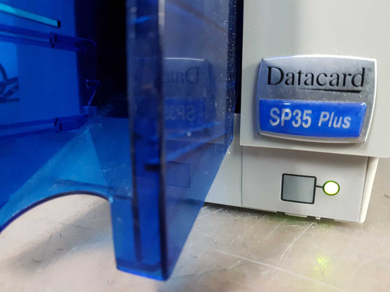 Datacard SP35 Thermal Transfer Full Color One-sided ID Card Printer USB #