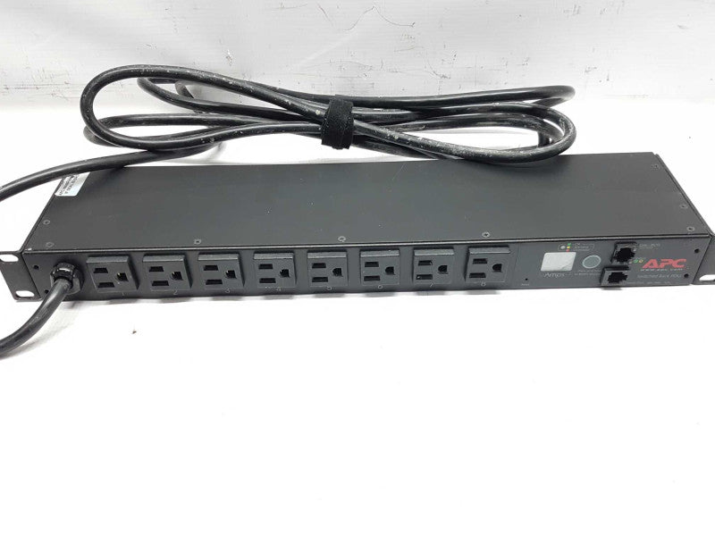 APC AP7900B 120V/12A Switched Rack Power Distribution Unit 8-Outlet #