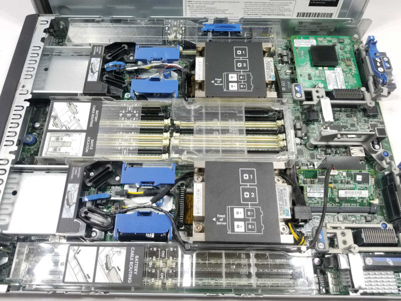 HP ProLiant BL660c Gen8 server, 4x E5-4640 2.4GHz/ 64GB DDR3 ECC, No HDDs, QTY ~