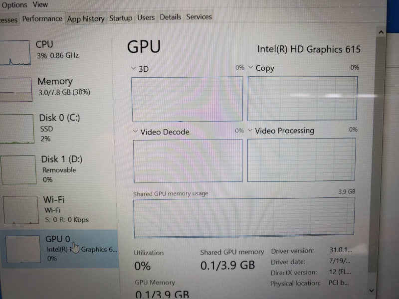 Lenovo ThinkPad X1 Tablet 2nd Gen Touch i5-7Y57 @1.2Ghz 8GB 256GB SSD