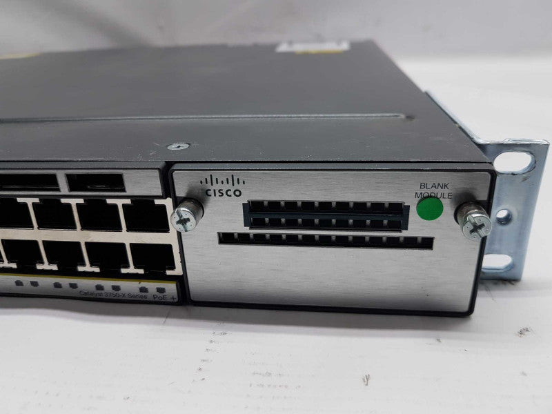 Cisco WS-C3750X-48PF-S Catalyst 3750X 48 Port Base Switch / FACT RESET #
