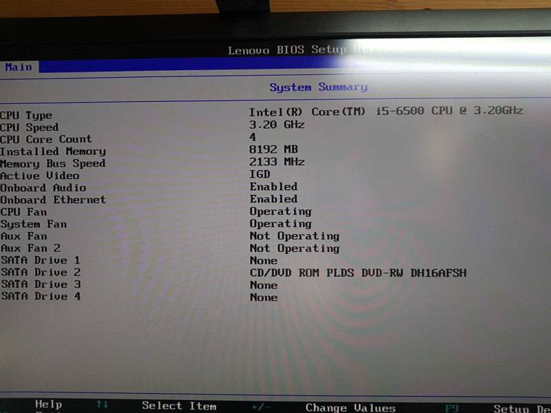 lenovo Thinkcenter M800 i5-6500 @ 3.20ghz / 8gb ram / READ #