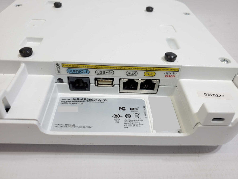 CISCO AIR-AP2802I-A-K9 802.11ac W2 AP, FACTORY RESET QTY