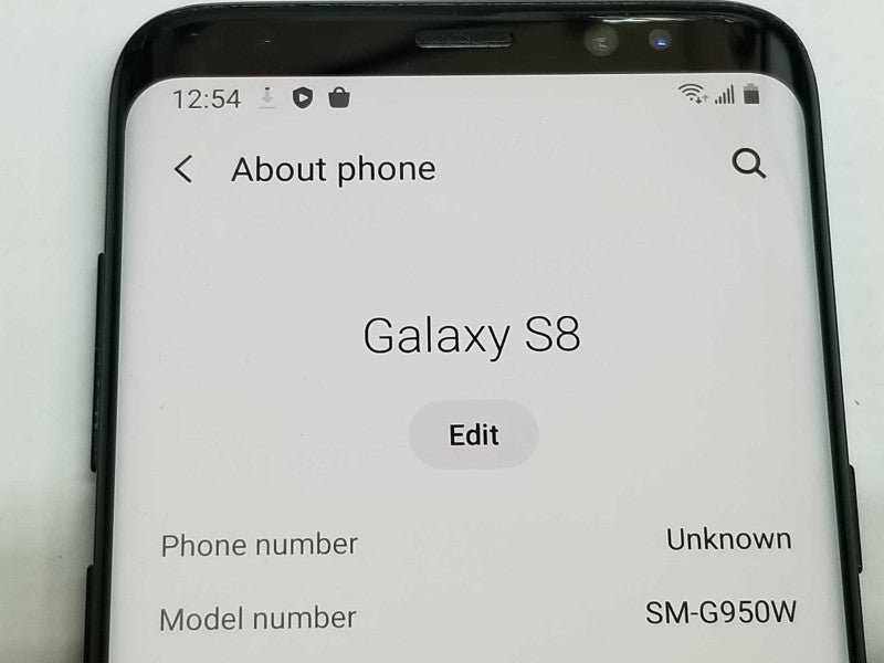 Samsung Galaxy S8 64gb factory reset, Bell, Read