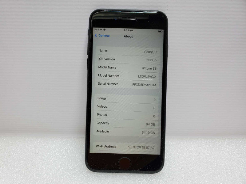 Apple iPhone SE - 64 GB - Gray [Unlocked] (