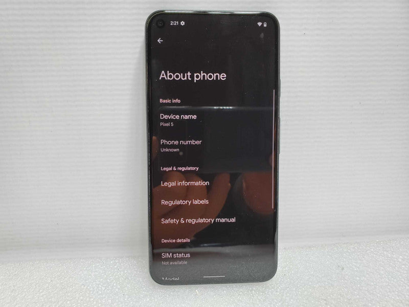 Google Pixel 5 - 128 GB - Black [Unlocked] (