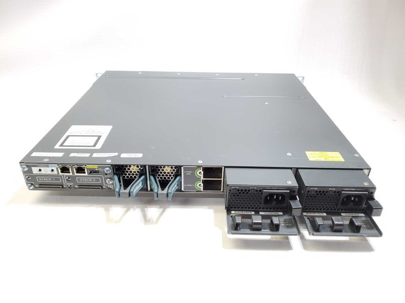 Cisco WS-C3750X-48PF-S PoE+ IP Base with C3KX-NM-1G 2x PSU QTY