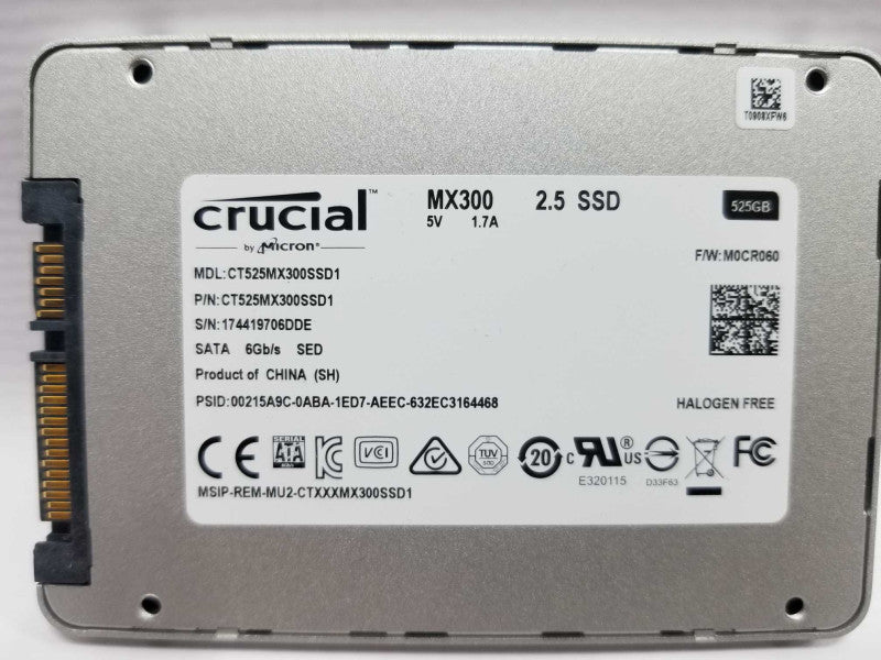 Micron Crucial MX300 525GB SSD 2.5\\" TESTED ~