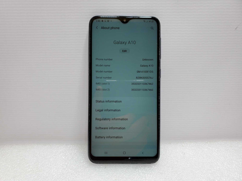 Samsung Galaxy A10 - 32 GB - Black [Unlocked] (