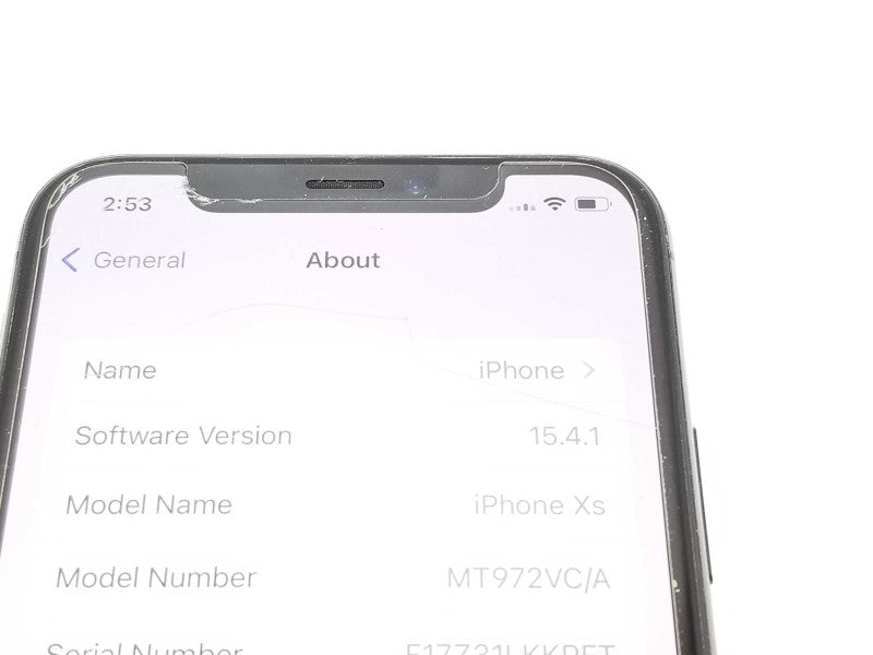 Apple iPhone XS 256GB Unlocked, Factory reset