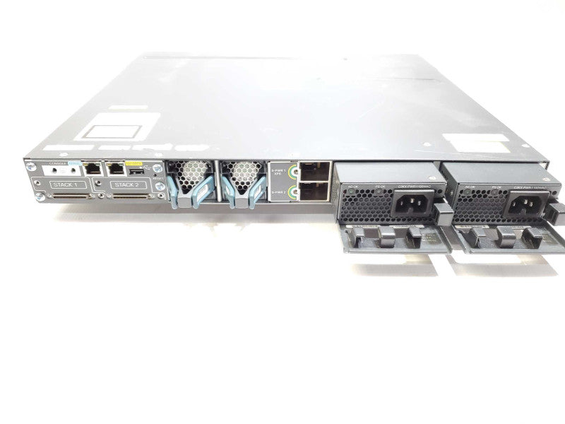 Cisco WS-C3750X-48PF-S PoE+ IP Base 2x PSU QTY