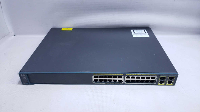 Cisco Catalyst 2960 Series WS-C2960-24PC-L 24-Port PoE Network Switch [