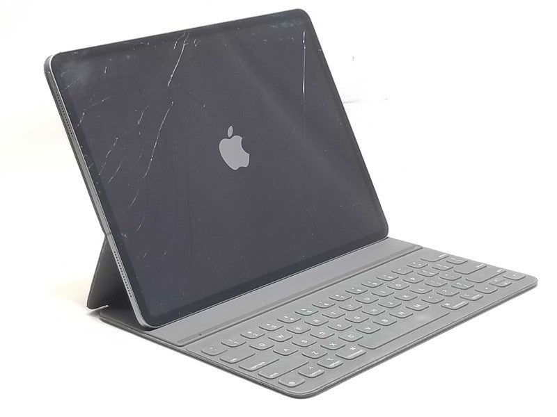 iPad Pro 12.9\\" 3rd gen with A2039 smart keyboard folio, Unlocked, Read