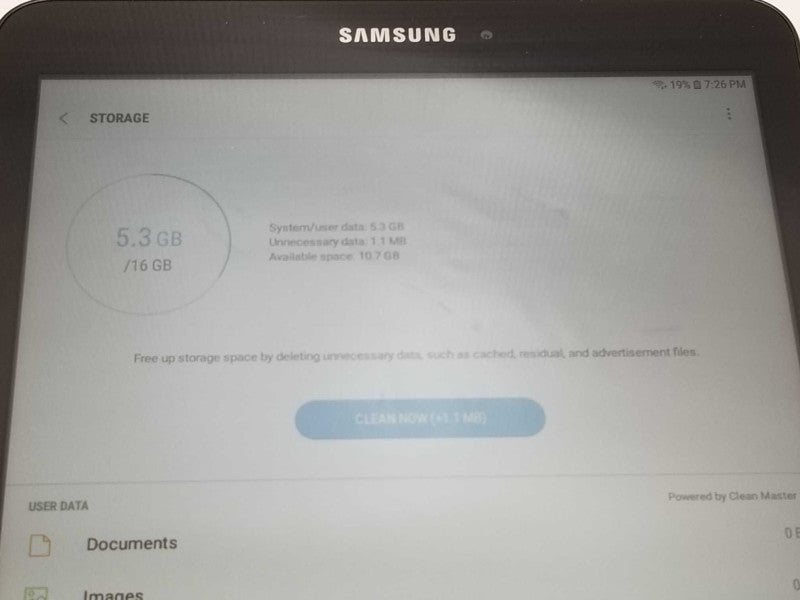 Samsung Galaxy Tab E 16GB Wi-Fi only, Factory Reset