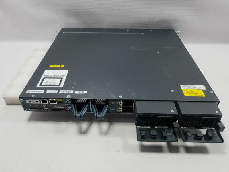 Cisco WS-C3750X-48PF-S Stack 48 Gigabit PoE Plus IP Base w/ C3KX-NM-1G QTY ~