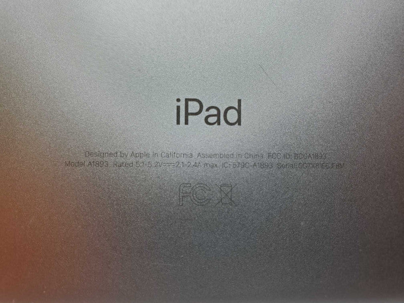 Apple iPad 6th Gen - 128 GB - A1893 - Gray (
