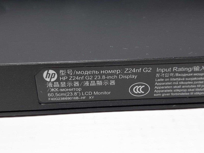 HP Z24n G2 24-inch Display IPS LCD Monitor HDMI DisplayPort VGA +