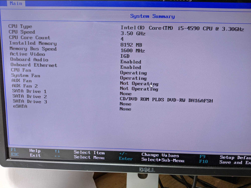 Lenovo Tower 10A7003QUS i5-4590 @ 3.3GHz 8GB DDR3 No HDD