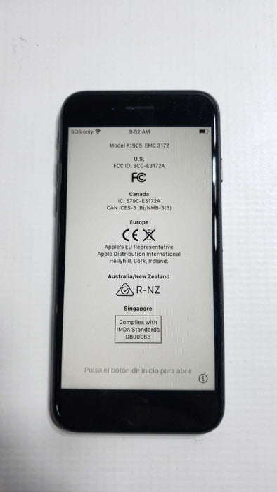 Apple iPhone 8 A1905 Black 64G READ [