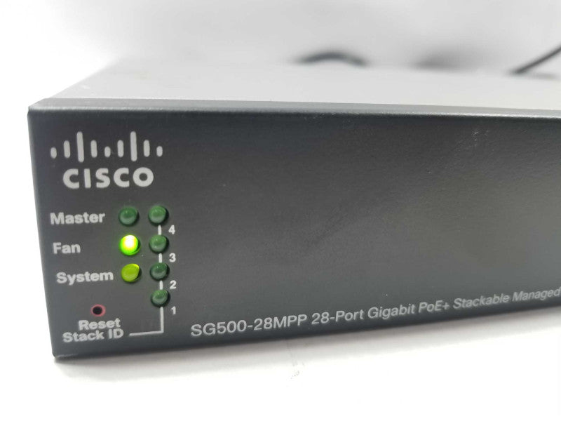 Cisco Small Business SG500-28MPP 28-Port Gigabit PoE Stackable Managed Switch ~