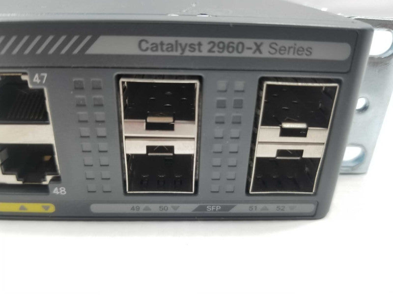 Cisco WS-C2960X-48LPS-L 48 Port Gigabit Ethernet 4 SFP, FCTY RESET ~